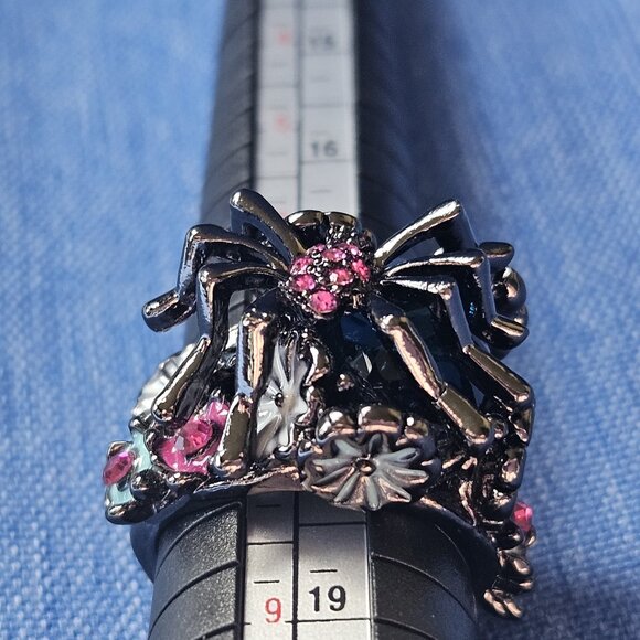 🕷️💐Spider / Floral Ring GORGEOUS - NWOT💐🕷️ - Picture 6 of 16